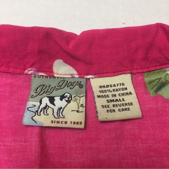 Big Dogs Blouse button up floral print - Picture 6 of 8